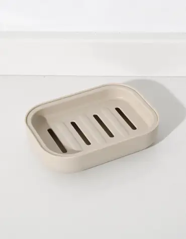 กล่องสบู่สองชั้น พร้อมฝาปิด ระบายน้ำ