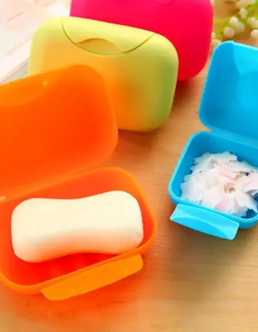 กล่องใส่สบู่ ขนาดพกพา 1 ชิ้น