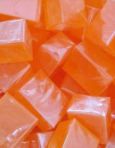 สบู่กลีเซอรีน กลิ่นส้มแมนดาริน สำหรับผิวหน้า ขายส่ง 100 ชิ้น