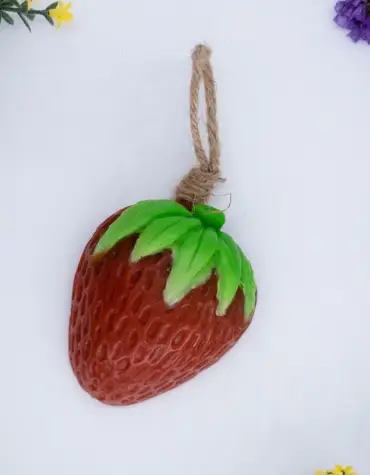 สบู่ผลไม้กลิ่นหอมสตอเบอรี่ ใช้เป็นของฝากของชำร่วยได้