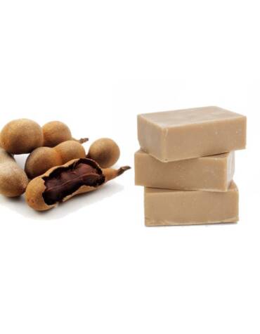 สบู่สมุนไพรมะขามแท้ เพื่อผิวกระจ่างใส กระตุ้นการสร้างคอลลาเจน ชะลอริ้วรอยก่อนวัย ขายส่ง 50 ก้อน