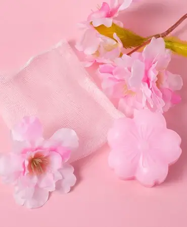 สบู่หอมงาน แฮนด์เมดที่มีสารสกัดจากดอกไม้ Prunus Lannesiana